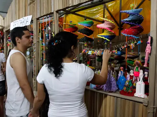 Exposição dos brinquedos de miriti no MiritiFest